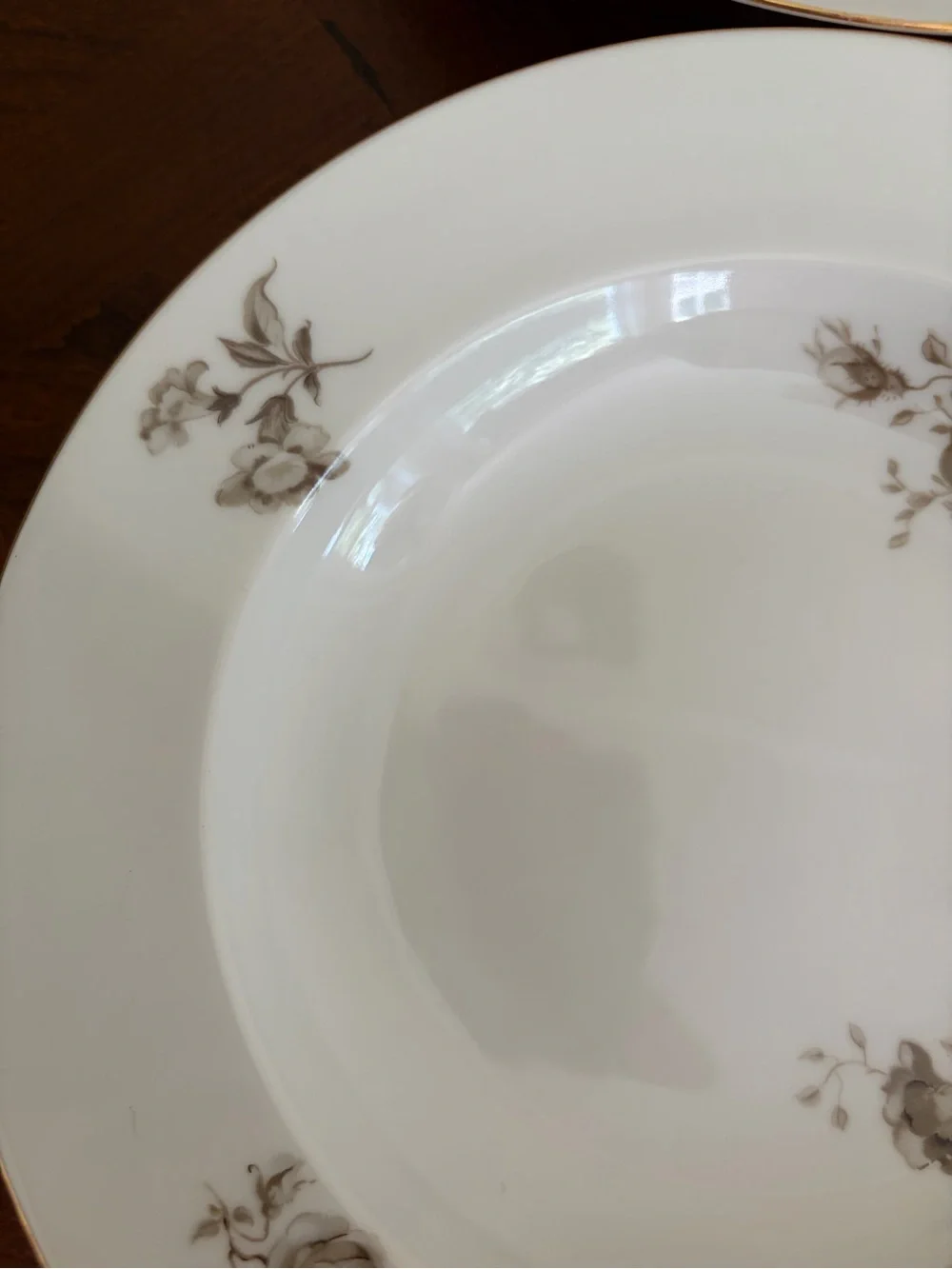 Vintage Johann Haviland Twilight Rose Set of 4 Cereal/Soup Bowls, Bavaria German